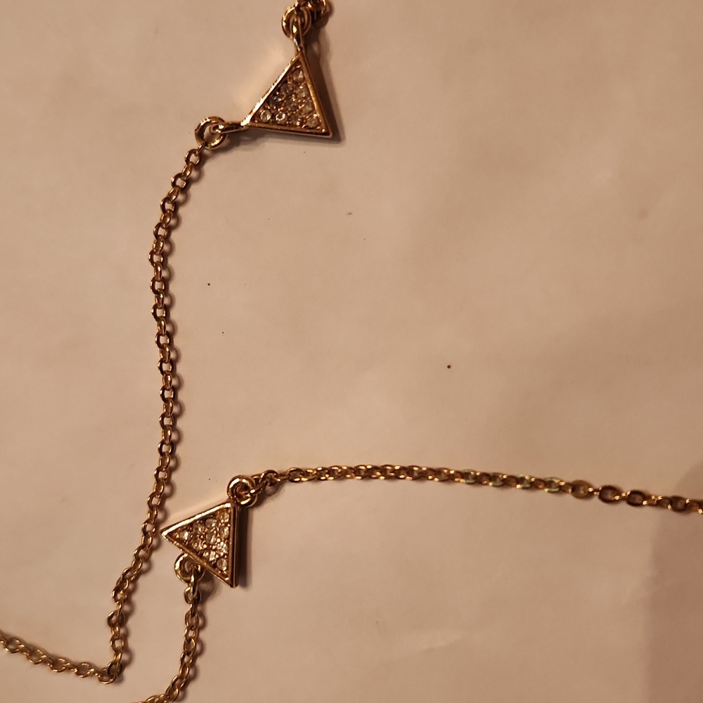 Chloe & Isabel Double Layering Triangular Pave Cz… - image 2